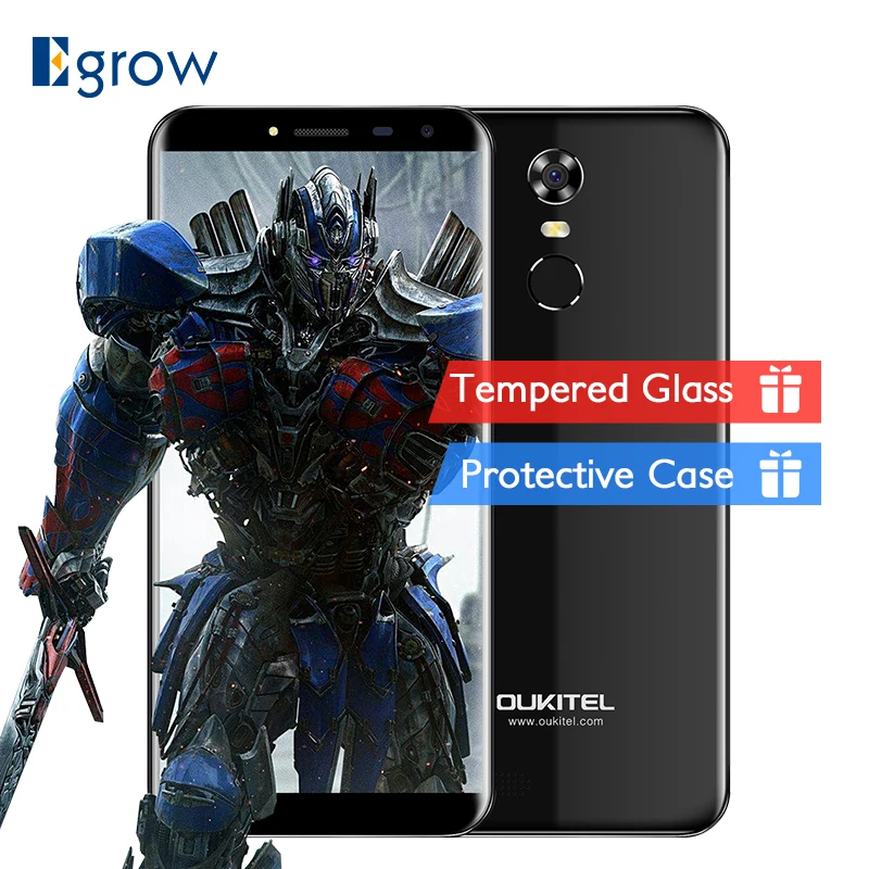 Oukitel C8 мобильный телефон 5 дюймов 18:9 HD Экран 4 ядра 2 Гб Оперативная память 16