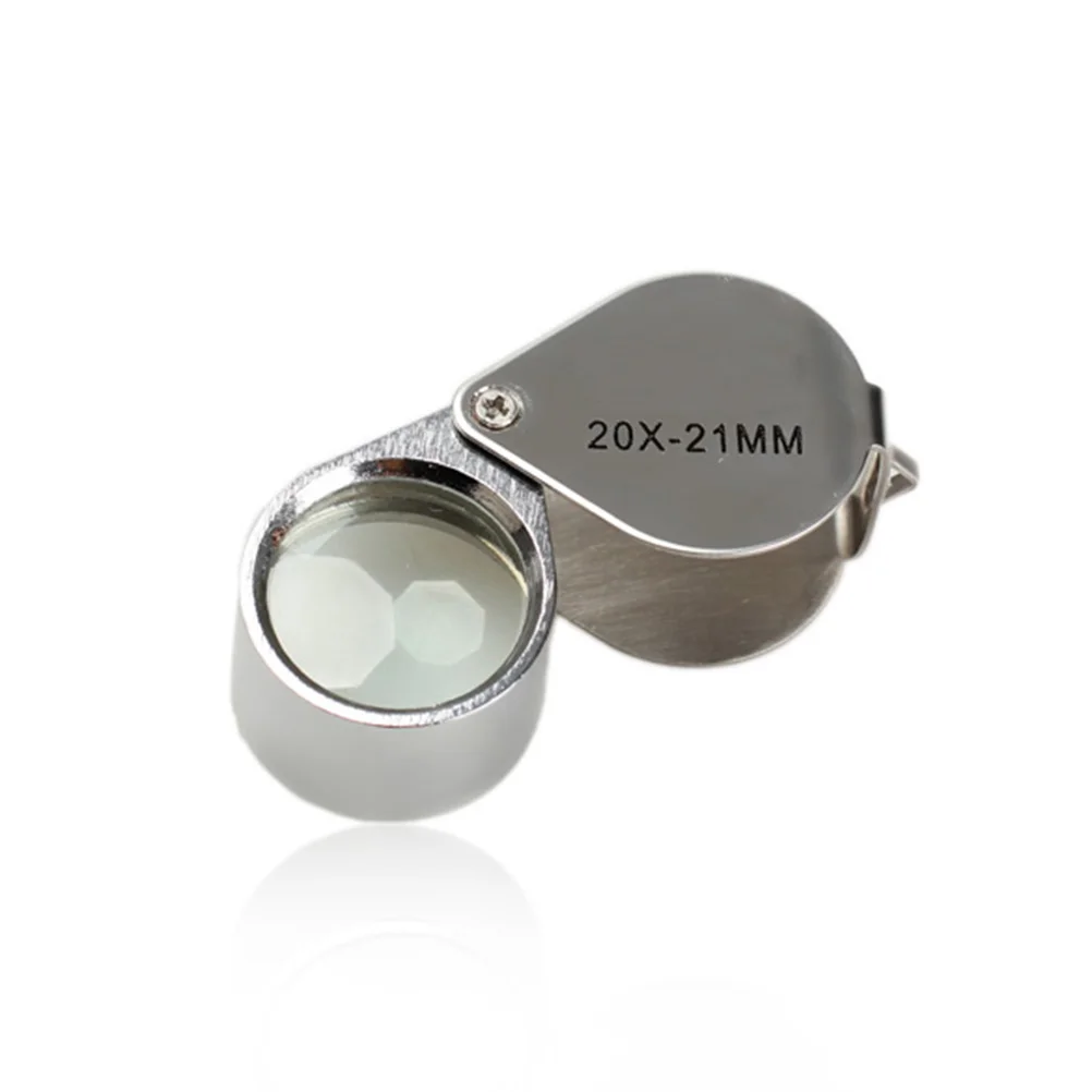 

1PC 20x21mm Jewelry Magnifier Magnifying Glass Triplet Jeweler Diamond Eye Loupe