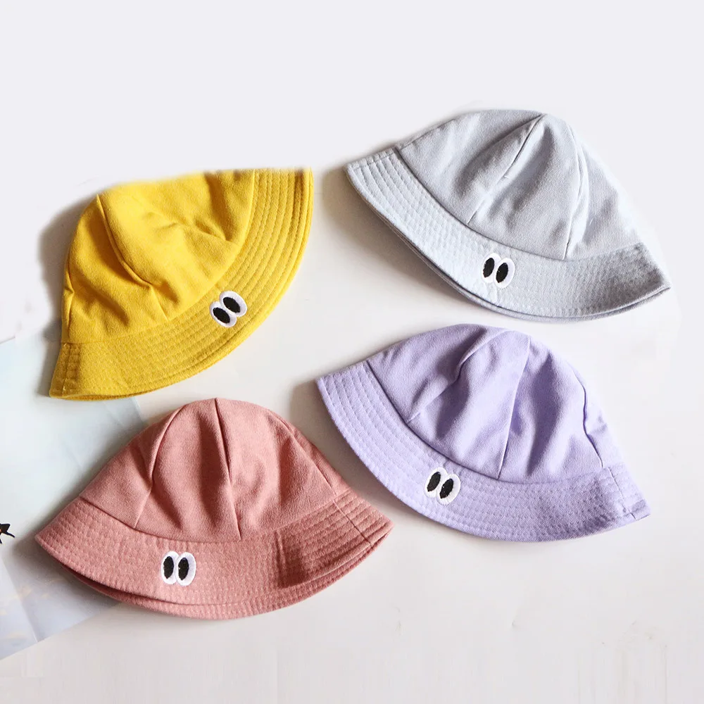 

Eye Baby Hat Cotton Bucket Hat Baby Spring Autumn Cap Kids Hats Toddler Baby Accessories 1PC Sun hat