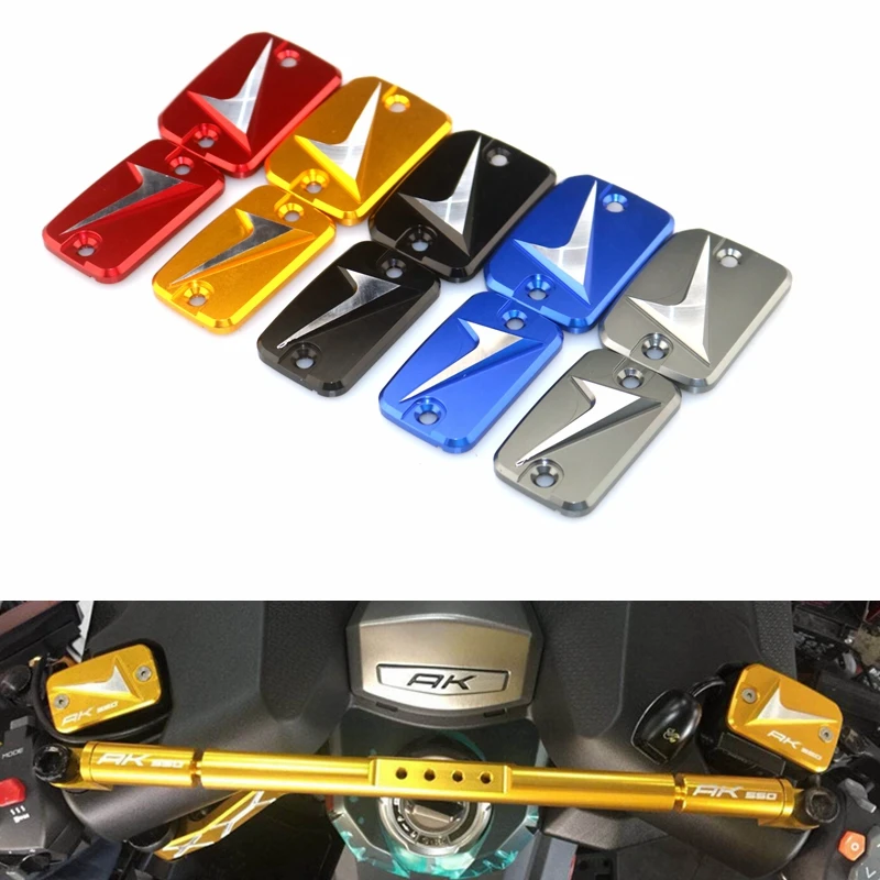 

CNC Aluminum Brake Reservoir Cover Cap Red For KYMCO AK550 ak 550 2017