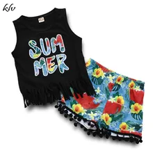 Newborn Baby Girls Clothes Toddler Kids Summer Letter Print Tank Tops Vest + Floral Print Shorts Pants Outfits Set Newborn Baby Girls Clothes Toddler Kids Summer Letter Print Tank Tops Vest + Floral Print Shorts Pants Outfits Set