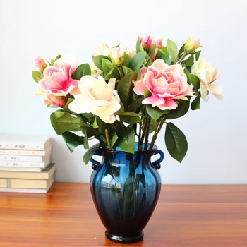 

Gardenia stem artificial flowers Silk Artificial Flowers party home gift decorative flower