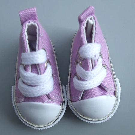 5 см кукольная мини-обувь ручной работы для текстильного интерьера кукольная обувь для самостоятельного изготовления аксессуаров - Цвет: Purple A model