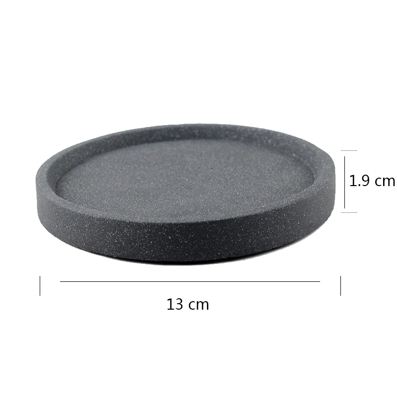 Николь силиконовая форма бетонная плита круглый ручной работы цемент лоток формы - Цвет: L0322