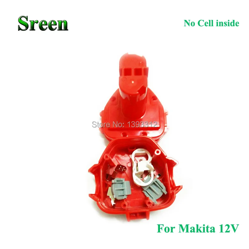 

DIY to 12V NI-CD Rechargeable Battery Packs PA12 Power Tools Battery Case for Makita Plastic Shell Box No Cells Inside!