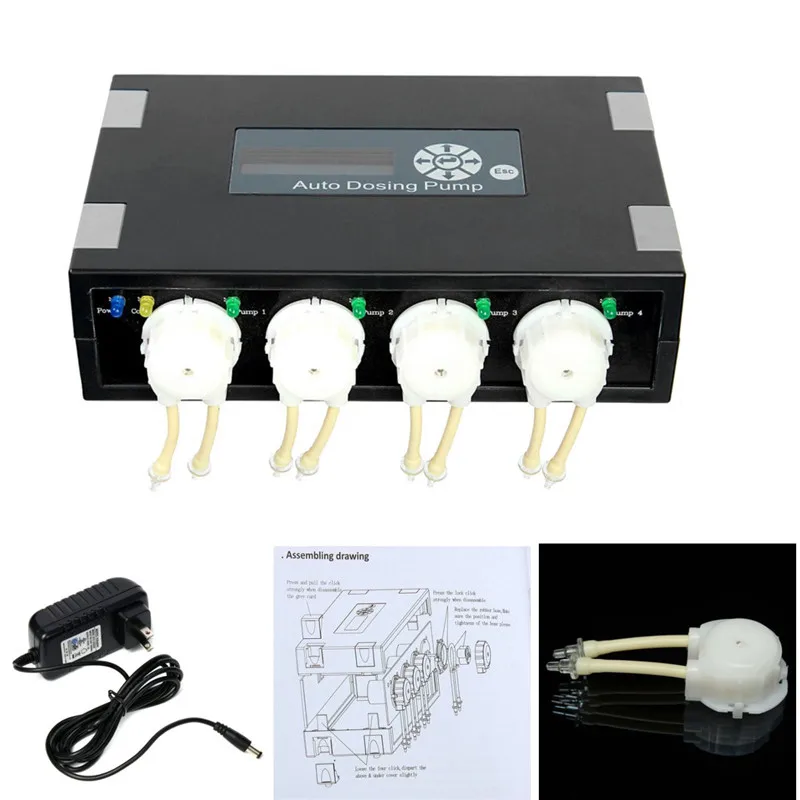 

High Quality Jebao DP-2 DP-3 DP-4 Automatic Dosing Pump Aqurium Doser Pump for Marine Seawater Coral Reef Fish Tank