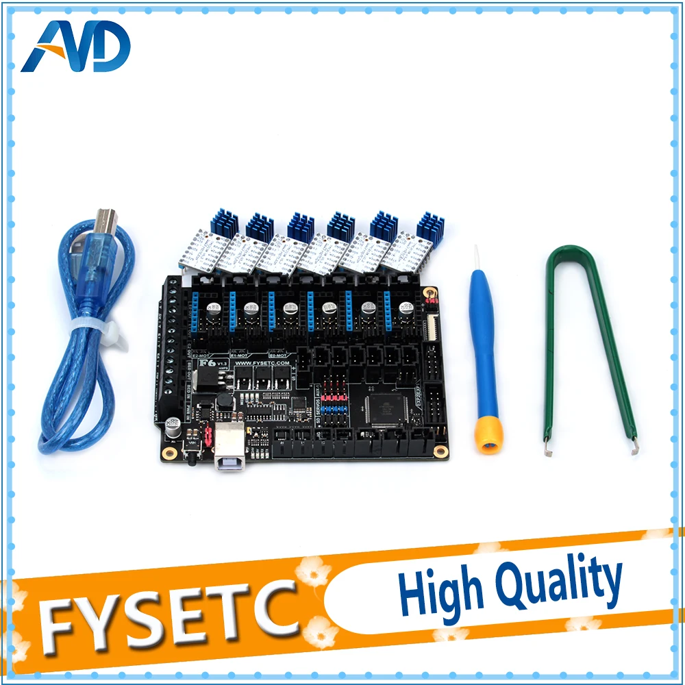 FYSETC F6 V1.3 плата все в одном электронные решения материнская с 6 шт. специальный TMC2130