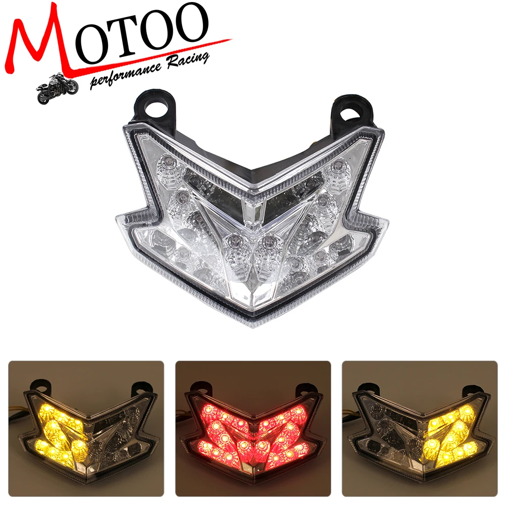 

Motoo -free shipping Motorcycle Tail Light LED Integrated Signal with turn light for Kawasaki z800 z 800