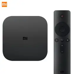 Оригинальная версия CN Xiaomi Mi коробка 4c 4 K HDR Android 6,0 Amlogic Cortex-A53 четырехъядерный 1G 8G 2,4 GHz WiFi телеприставка медиаплеер