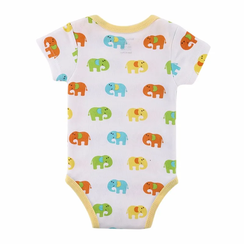 3 Pieceslot Fantasia Baby Bodysuit Infant Jumpsuit  Overall Short Sleeve Body Suit Baby Clothing Set Summer Cotton (1)