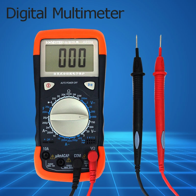 Portable Digital Multimeter Auto Ranging Electronic Measuring