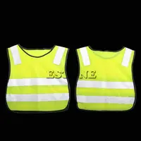 Безопасности Hi Vis детский жилет серый светоотражающие полосы трафика одежда