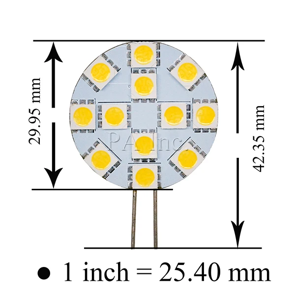 12SMD G4 Size