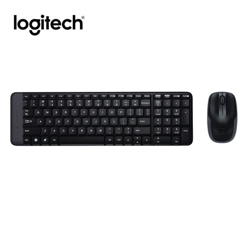 Беспроводная клавиатура Logitech MK220 мышь английская ноутбук оптическая