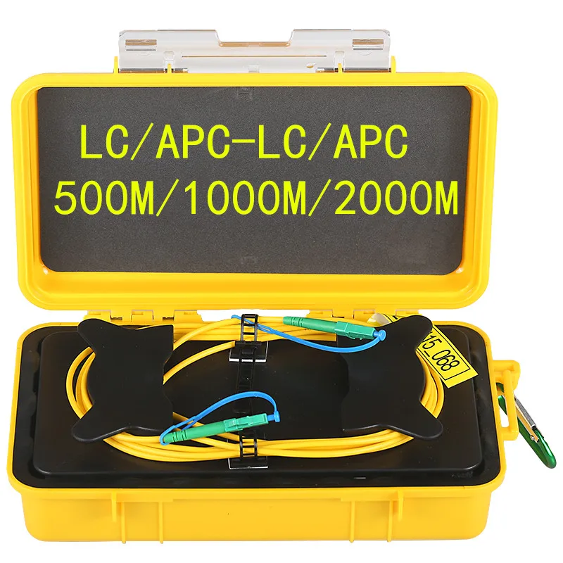 

Free shipping LC/APC-LC/APC OTDR Dead Zone Eliminator,Fiber Rings ,Fiber Optic OTDR Launch Cable Box 1km SM 1310/1550nm