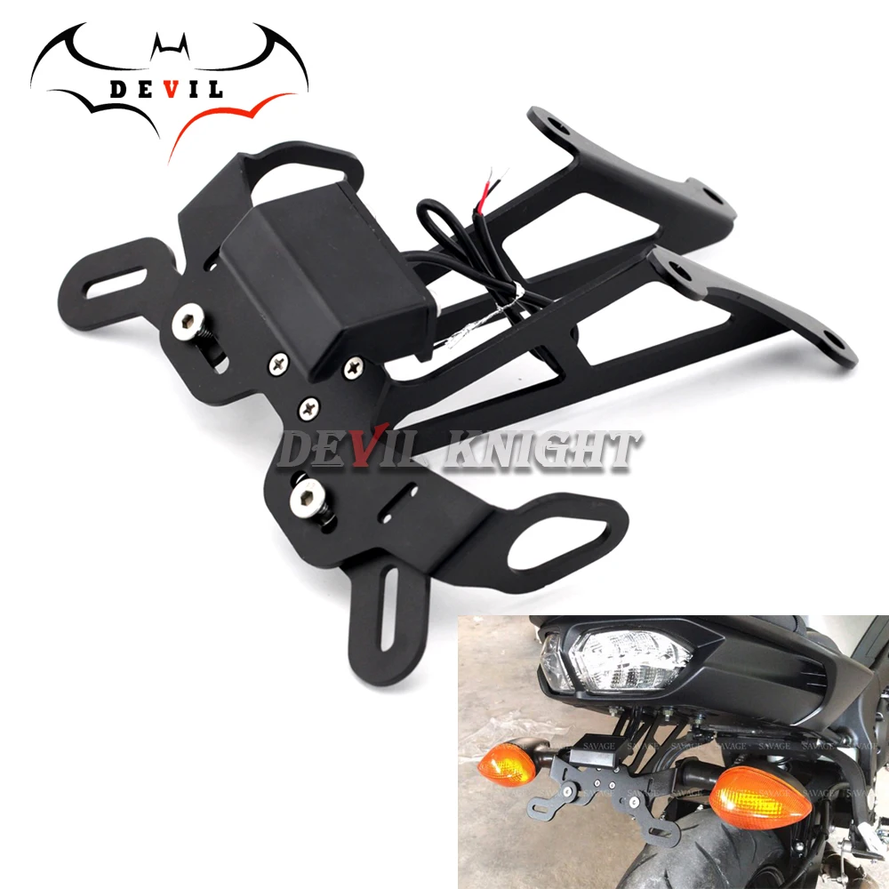 Держатель номерного знака Светодиодная лампа для YAMAHA FZ1N FZ1 FZ8 Fazer FZ 1N хвост