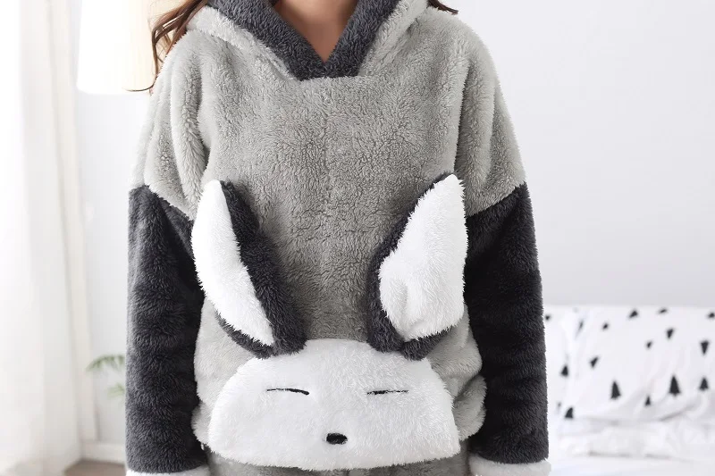 women winter pajamas sets (3)