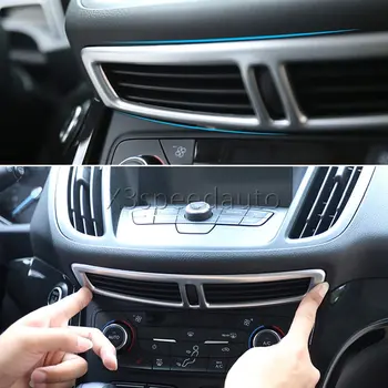 

For Ford Kuga Escape 2017-2019-2019 Central Dashboard Air Vent Lower Frame Matt 1pcs