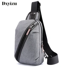 Новое поступление мужские сумки через плечо мужские противоугонные нагрудные сумки летние короткие поездки Курьерская сумка нагрудный пакет