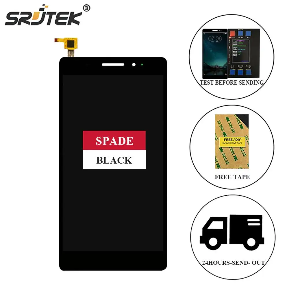 imágenes para Srjtek Para Highscreen Spade LCD Display + Touch Screen Asamblea Digitalizador Nuevo 100% Probado 5.5 ''Para Highscreen Pala Negro imágenes para Srjtek Para Highscreen Spade LCD Display + Touch Screen Asamblea Digitalizador Nuevo 100% Probado 5.5 ''Para Highscreen Pala Negro