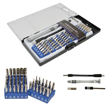 

57 in 1 Multi-purpose Magnetic Precision Screwdriver Set with 54 Bits, Repair Hand Tool Kit for Electronics iPhone Laptops PC