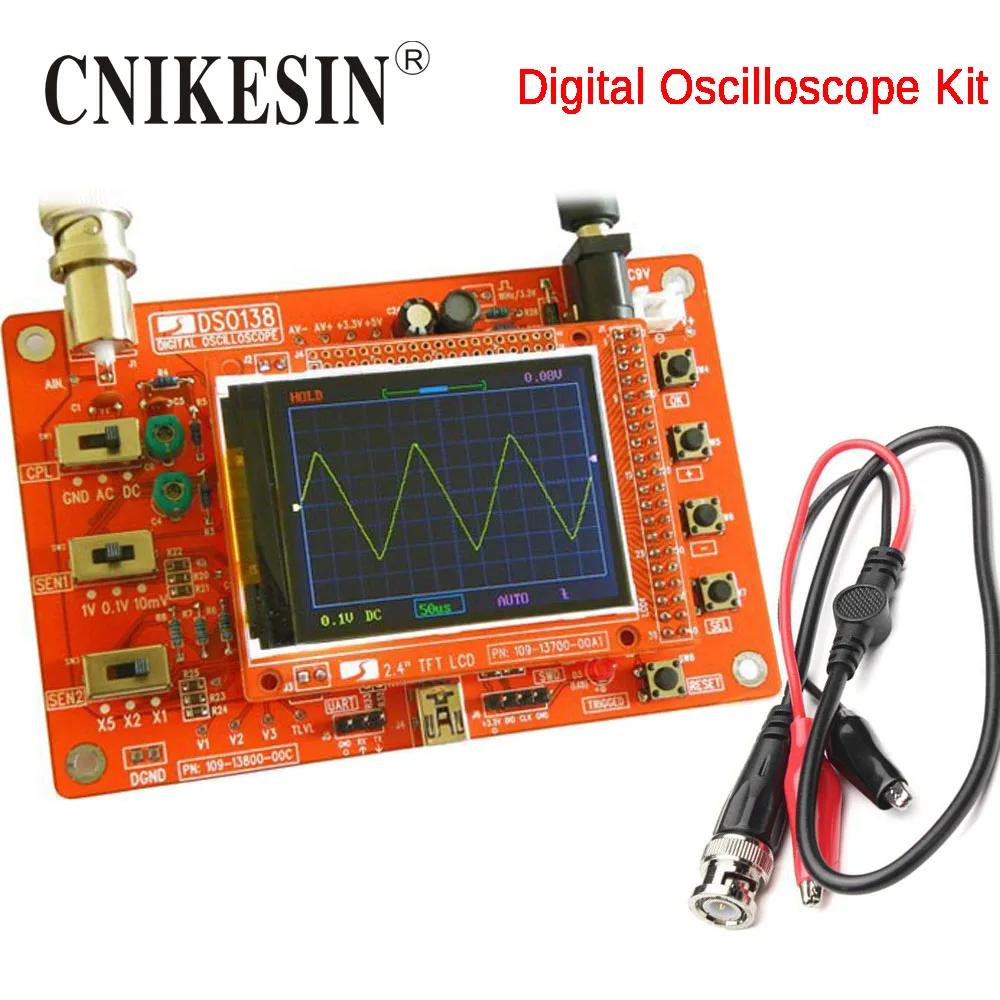 CNIKESIN Diy kit Электроника комплект DIY цифровой осциллограф электронного обучения