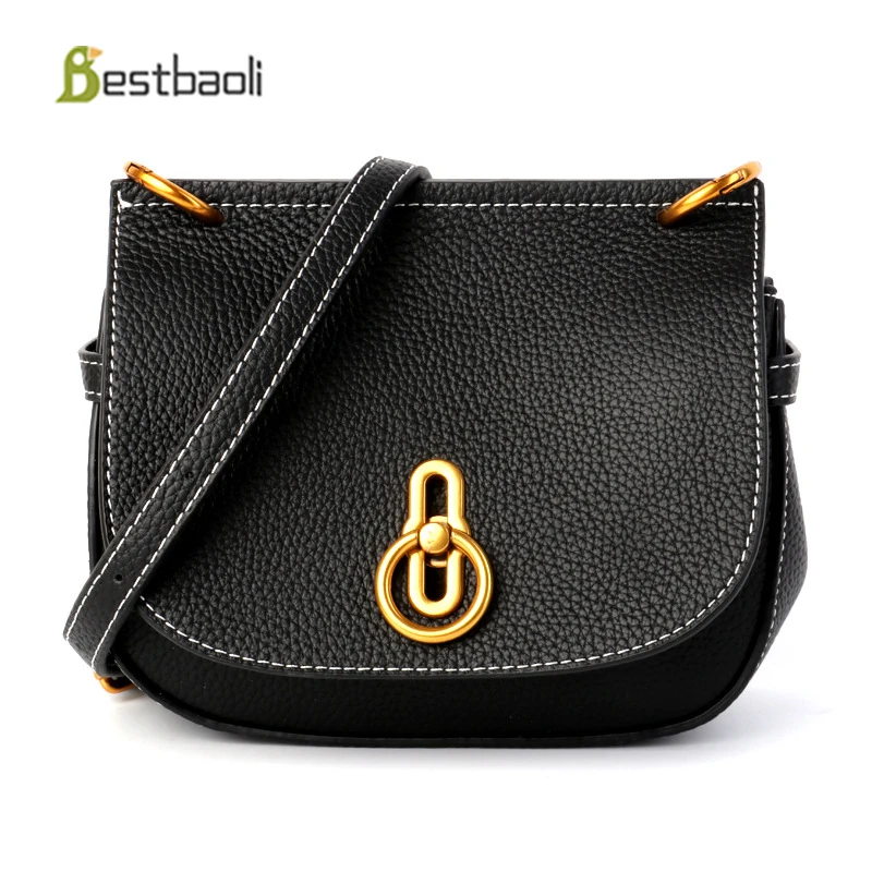 

Bestbaoli High Quality Genuine Leather Bags For Women's Casual Brand Luxury Handbags Women Bags Designer Cowhide Crossbody Bag