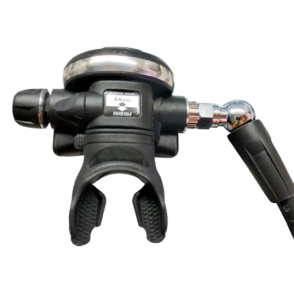 

Accessories Universal Metal Diving Flexible Tools Durable 360 Degree Water Sports Swivel Adapter Secondary Snorkelling Breathing