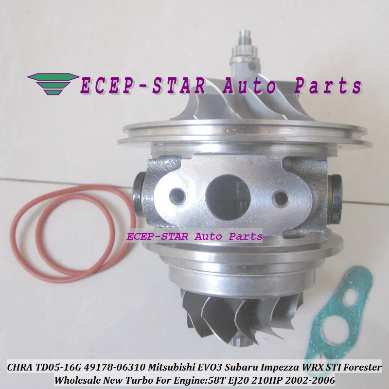 Turbo CHRA TD05-16G 49178-06310 Mitsubishi EVO3 Subaru Impezza WRX STI Forester 58T EJ20 210HP 2002-2006 (4)