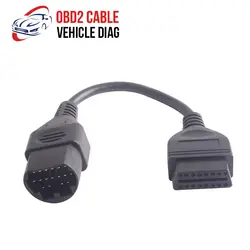 Для Mazda 17 Pin до 16 контактный разъем OBD2 OBDII диагностический адаптер Mazda 17Pin Мужской кабель для Mazda серии