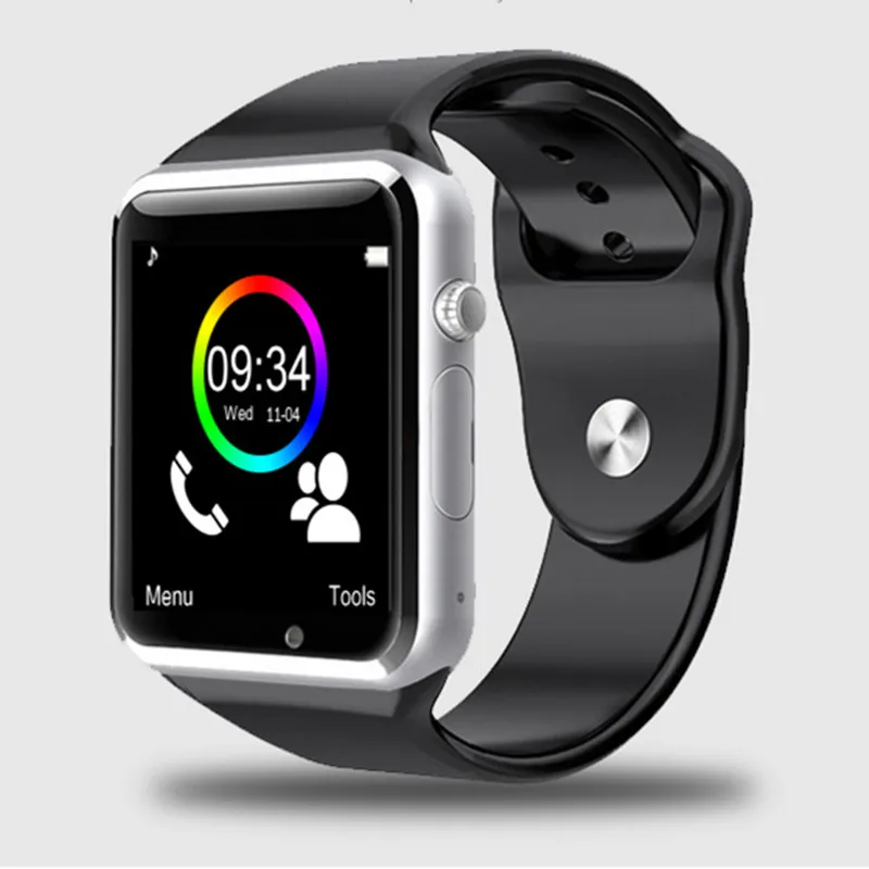 hot A1 WristWatch Bluetooth Smart Watch Sport Pedometer With SIM Camera Smartwatch For font b Android