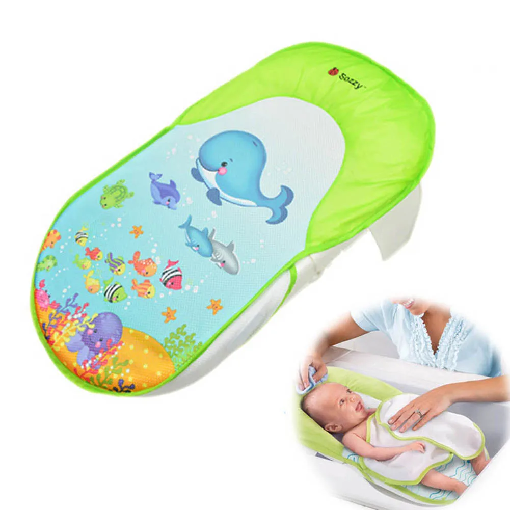 Sozzy Foldable Newborn Bath Tub/Bed/Pad Kids Shower Net Baths Chair
