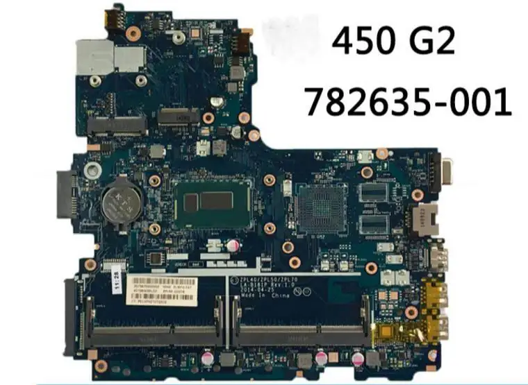 

integrated with 2957U DDR3 motherboard for laptop 450 G2 782635-001 ZPL40/ZPL50/ZPL70 LA-B181P { 90 days warranty }