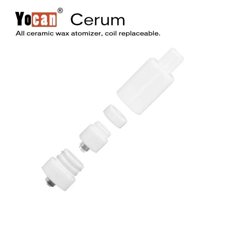 Clearance! Yocan Cerum Wax Vaporizer 0.8ohm Resistance Quartz Coil 510 Thread Electronic Cigarette Atomizer 15-25W Fast Heating Clearance! Yocan Cerum Wax Vaporizer 0.8ohm Resistance Quartz Coil 510 Thread Electronic Cigarette Atomizer 15-25W Fast Heating