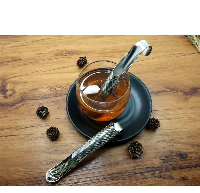 

1PC Reusable Stainless Steel Hanging Tea Infuser Basket Fine Mesh Tea Strainer Tea and Coffee Filters for Loose Tea Leaf PD 001
