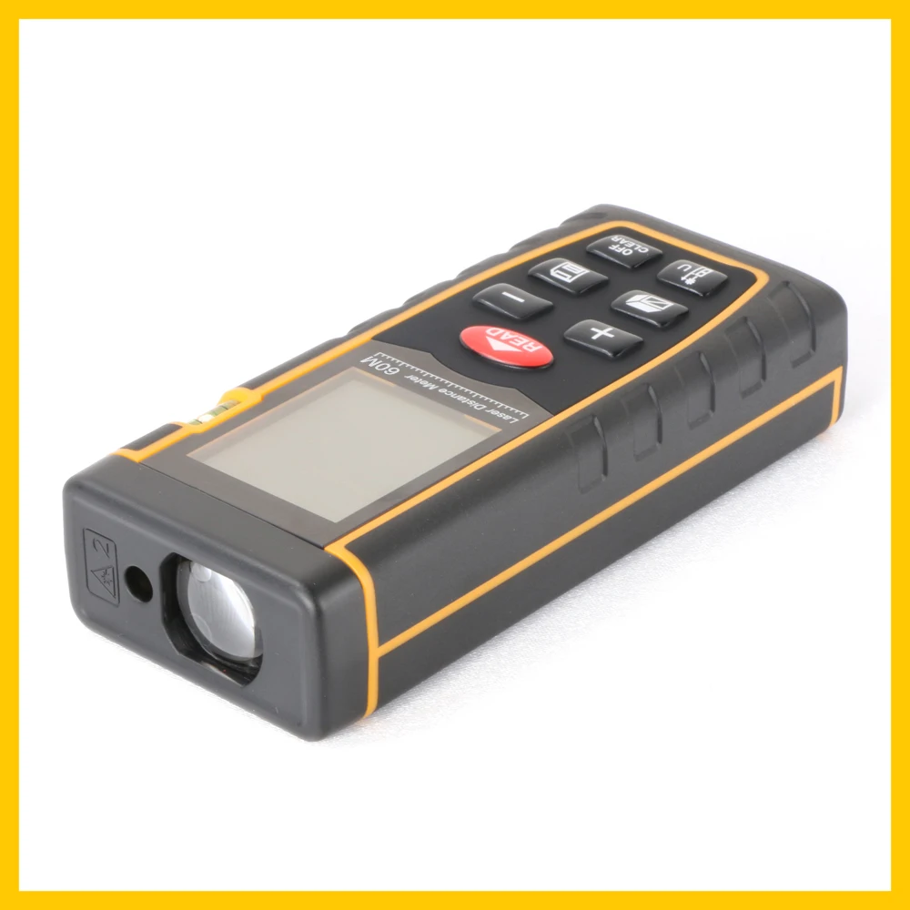RZ Laser Range Finder Distance Tape Measure Roulette Meter Measuring Rangefinder Electronic Ruler 60M Measuring Tools RZ-T60 RZ Laser Range Finder Distance Tape Measure Roulette Meter Measuring Rangefinder Electronic Ruler 60M Measuring Tools RZ-T60