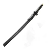 Classic movie Katana anime cosplay sword carbon steel black blade Vintage Home Decor sword