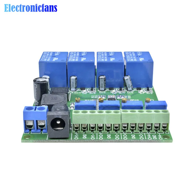 Diymore LM393 DC 12 В 4 канальный Компаратор напряжения стабильный модуль Модуль