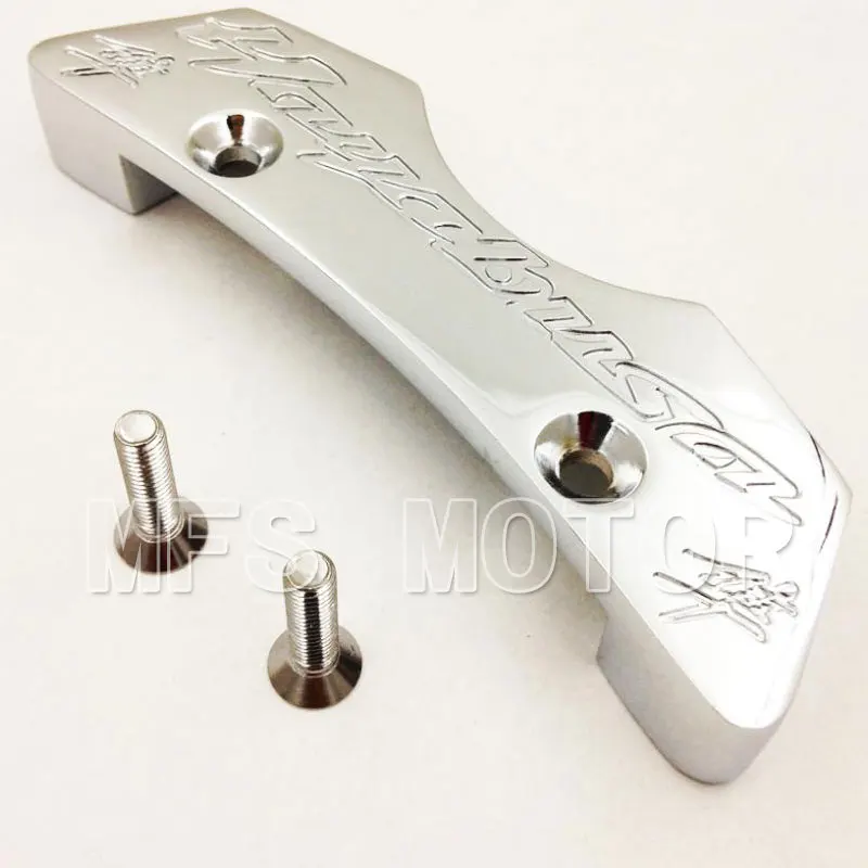 

CHROME Motorcycle Tank Pads Center Cover For Suzuki Hayabusa GSXR1300 1999-2015 99-15