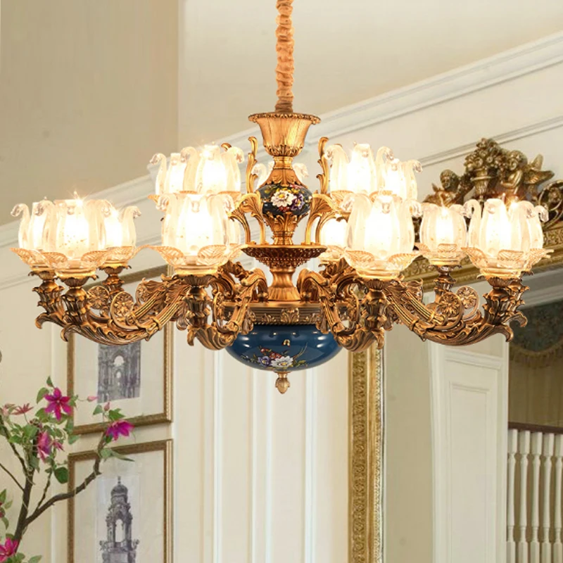 Luxury living room chandeliers lighting restaurant modern led ...
