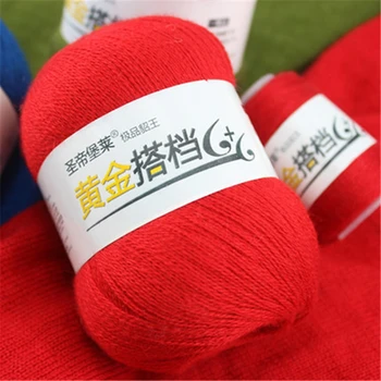 

300g Mink Cashmere Hilos Crochet Yarn For Hand Knitting Worsted Soft Baby Yarn Eco-Friendly Sweaters Wool Skein Laine A Tricoter