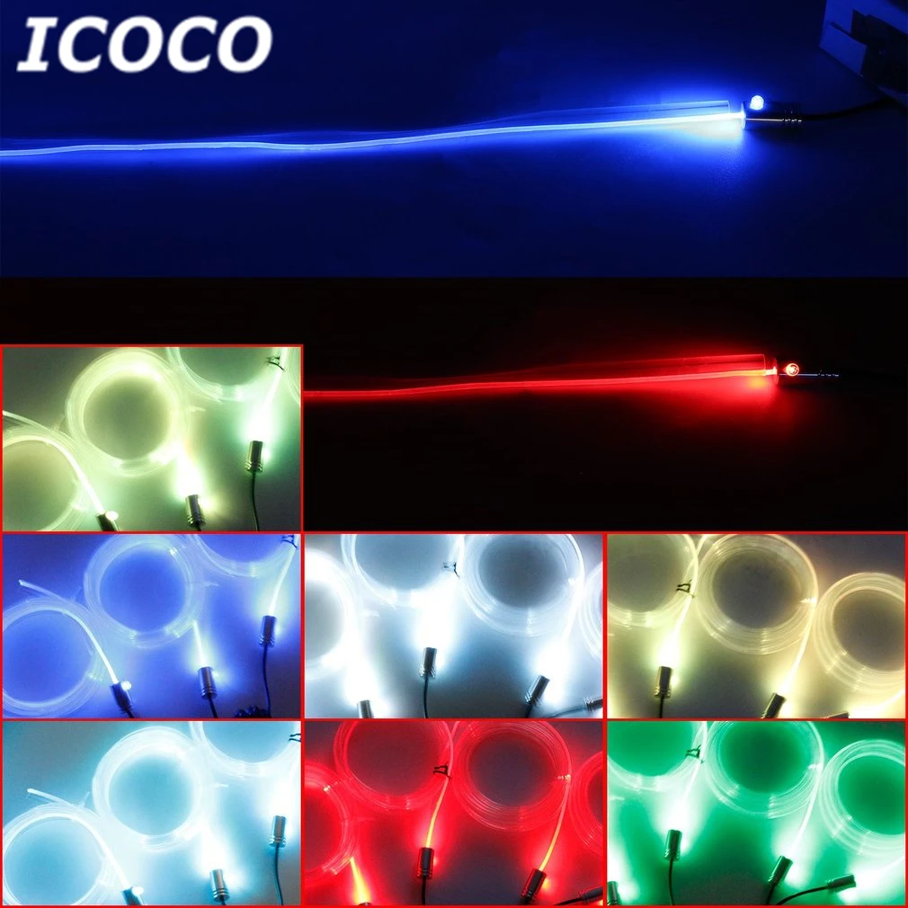 ICOCO RGB Автомобильная атмосферная Светодиодная лента для интерьера RF беспроводной