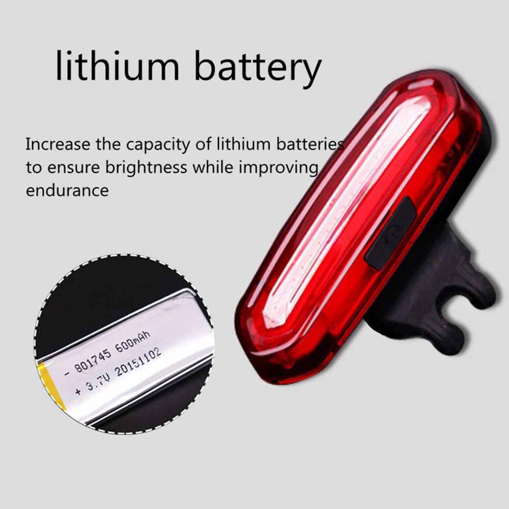 Sale Cycling  Light Bike Tail Light Anti-shock Waterproof MTB Bicycle Road Bike Night Light USB Cycling Safety Tools 2 Sale Cycling  Light Bike Tail Light Anti-shock Waterproof MTB Bicycle Road Bike Night Light USB Cycling Safety Tools 2