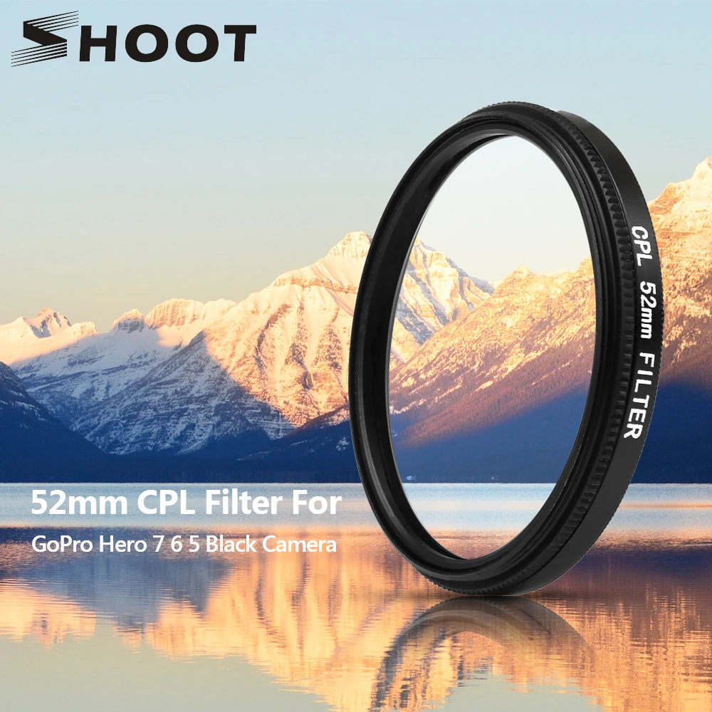 اطلاق النار 52mm HD الزجاج البصري CPL عدسة تصفية التعميم الإستقطاب CPL عدسة مجموعة فلاتر ل GoPro بطل 7 6 5 الذهاب برو 7 عمل كاميرا اطلاق النار 52mm HD الزجاج البصري CPL عدسة تصفية التعميم الإستقطاب CPL عدسة مجموعة فلاتر ل GoPro بطل 7 6 5 الذهاب برو 7 عمل كاميرا
