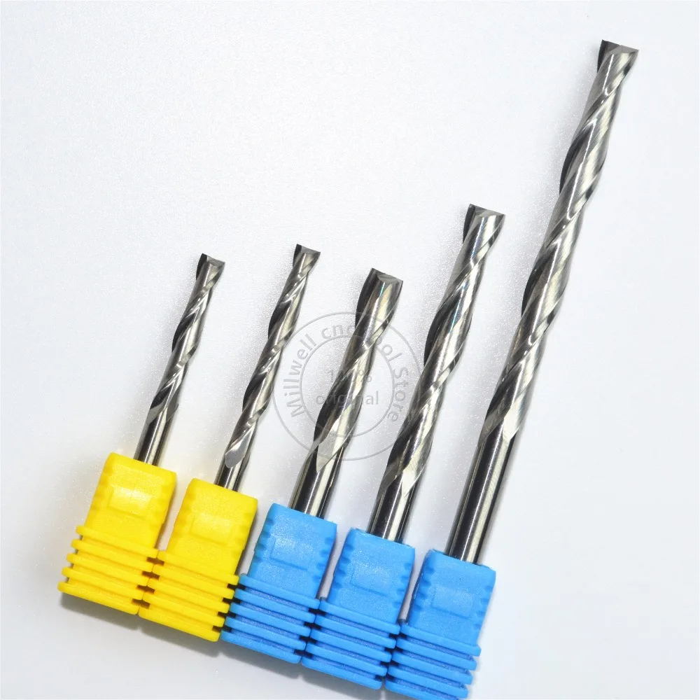 

1PCS-CNC tungsten solid carbide wood tool, wood milling cutter,woodworking insert router bit,2 flutes end mill,MDF,PVC,Acrylic