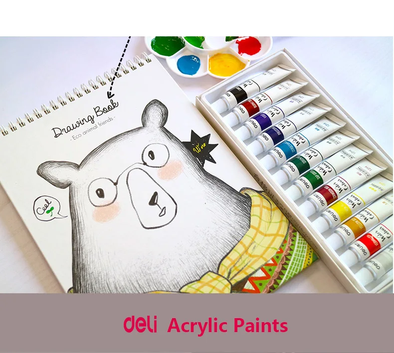 de Tinta Acrílica cor Das Unhas Ferramentas