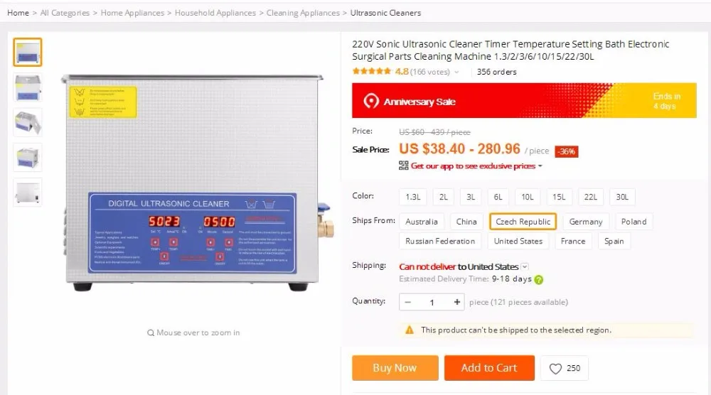ultrasonic cleaner