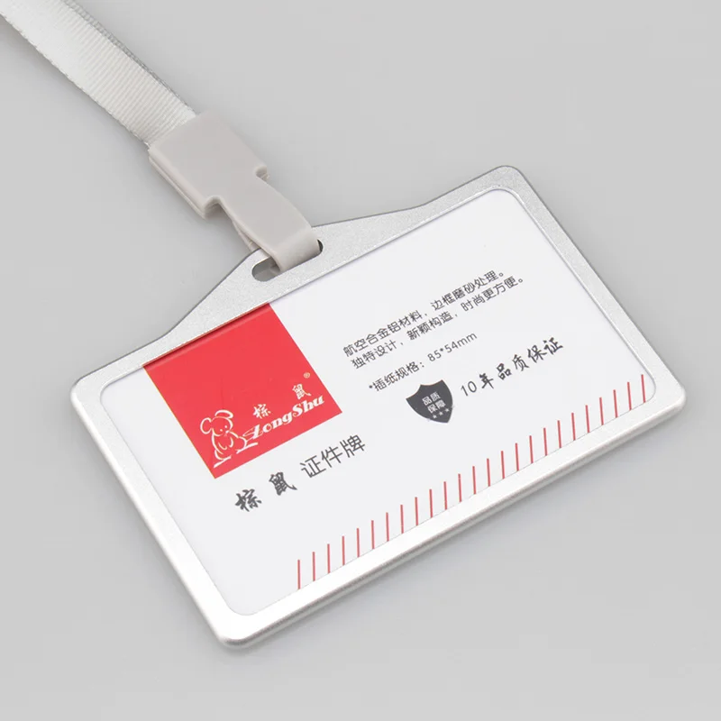 Fashion work permit ID card holder Exhibition identification card cover