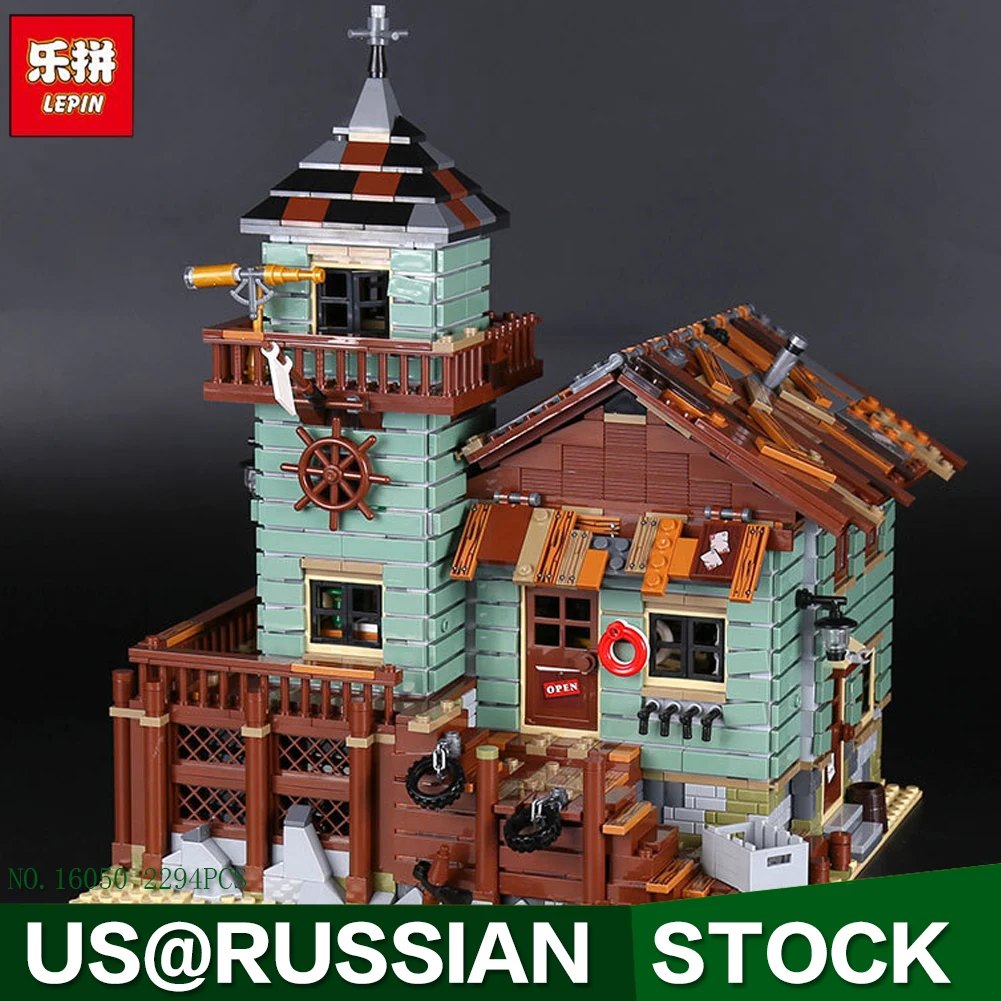 

Lepin 16050 whith led light MOC Series The Old Finishing Store Set 21310 Building Blocks Bricks Christmas Toys Gift for Kid