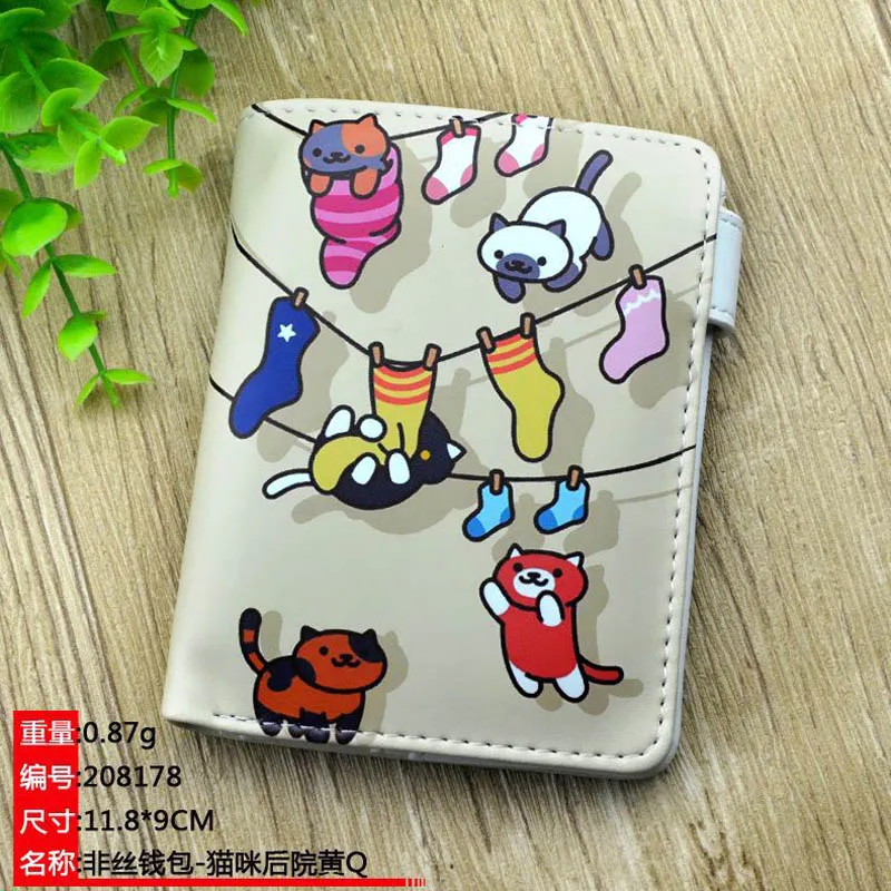 Женские кошельки аниме Мой сосед Тоторо Неко Atsume My Hero Academy cell at work platelets wallet